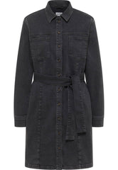 Damska Sukienka Mini Mustang Style Elmira Dress Denim Black 1015588 4000 802