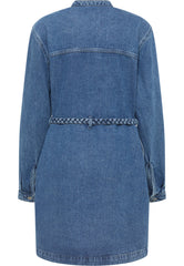 Damska Sukienka Mini Mustang Style Paola Dress Denim Blue 1015586 5000 500