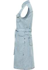 Damska Sukienka Mustang Style Brooklyn Dress Denim Blue 1016565 5000 101