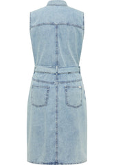 Damska Sukienka Mustang Style Brooklyn Dress Denim Blue 1016565 5000 101