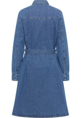 Damska Sukienka Mustang Style Elisa Denim Dress Denim Blue 1016938 5000 680