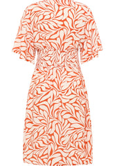 Damska Sukienka Mustang Style Marysville Fusion Flower Red 1016580 12742