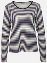 Damski Longsleeve Mustang Style Anna C Stripe Horizontal Stripe Navy 1015768 12661