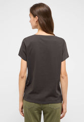 Damski T-Shirt Mustang Style Alma Pirate Black 1015938 4088