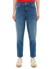 Damskie Spodnie Jeansowe Mustang Style Charlotte Tapered Denim Blue 1016916 5000 681