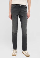 Damskie Spodnie Jeansowe Mustang Style Crosby Relaxed Slim Denim Black 1016913 4000 682