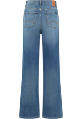 Damskie Spodnie Jeansowe Mustang Style Luise Wide Denim Blue 1016553 5000 521