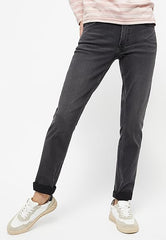 Damskie Spodnie Jeansowe Mustang Style Rebecca Slim Denim Black 1014713 4000 882