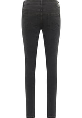 Damskie Spodnie Jeansowe Mustang Style Shelby Skinny Denim Black 1014341 4000 802