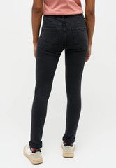 Damskie Spodnie Jeansowe Mustang Style Shelby Skinny Denim Black 1014341 4000 802