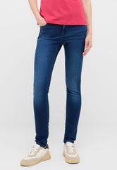 Damskie Spodnie Jeansowe Mustang Style Shelby Skinny Denim Blue 1016904 5000 682