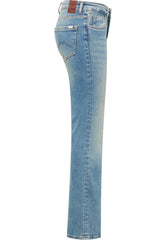 Damskie Spodnie Jeansowe Mustang Style Shelby Slim Boot Denim Blue 1016202 5000 421