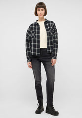 Damskie Spodnie jeansowe Mustang Style Charlotte Tapered Denim Black 1018200 4000 801
