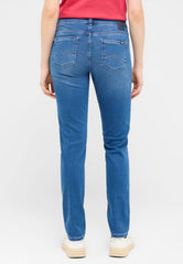 Damskie Spodnie Jeansowe Mustang Style Crosby Relaxed Slim Denim Blue 1016912 5000 582