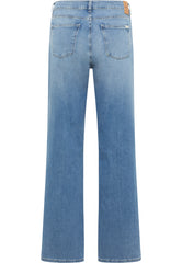 Damskie Spodnie Jeansowe Mustang Style Madison Wide Denim Blue 1016554 5000 412