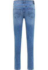 Damskie Spodnie Jeansowe Mustang Style Shelby Skinny Denim Blue 1015555 5000 402