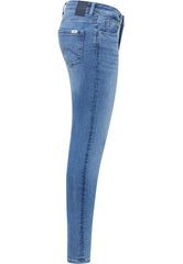 Damskie Spodnie Jeansowe Mustang Style Shelby Skinny Denim Blue 1015555 5000 402