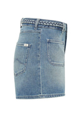 Damskie Szorty Mustang Style Purley Shorts Denim Blue 1016560 5000 332