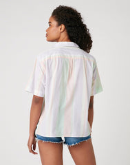 Koszula Damska Wrangler Cuban Shirt Pastel Violet W5R36SP26 112130307