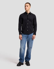 KOSZULA MĘSKA LEE LS CLEAN SHIRT BLACK 112386620