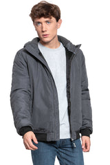 Męska Kurtka Mustang Daniel H Blouson Anthra Melange 1008251 4151