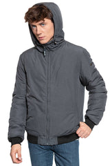 Męska Kurtka Mustang Daniel H Blouson Anthra Melange 1008251 4151