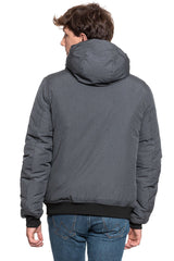 Męska Kurtka Mustang Daniel H Blouson Anthra Melange 1008251 4151