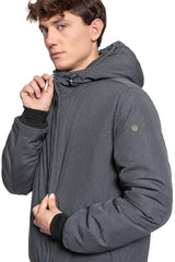 Męska Kurtka Mustang Daniel H Blouson Anthra Melange 1008251 4151