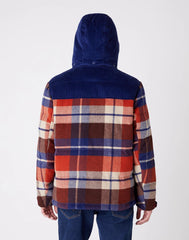 Kurtka Zimowa Wrangler The Check Pop-over Puce Brown W4D3SGH06 112129117