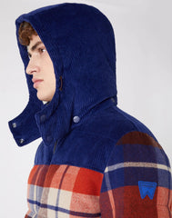 Kurtka Zimowa Wrangler The Check Pop-over Puce Brown W4D3SGH06 112129117