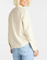 Lee 2 Pocket Work Shirt Damska Koszula Ecru L45UIKNQ 112110588