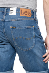 Męskie Spodnie Jeansowe Krótkie Lee 5 Pocket Short Jeans Maui Mid L73EMGTP 112120490