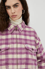 Koszula Damska Lee 90s Workwear Overshirt Dark Plum L46VAU33 112321189
