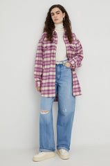 Koszula Damska Lee 90s Workwear Overshirt Dark Plum L46VAU33 112321189