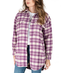 Koszula Damska Lee 90s Workwear Overshirt Dark Plum L46VAU33 112321189