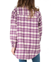 Koszula Damska Lee 90s Workwear Overshirt Dark Plum L46VAU33 112321189