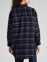 LEE 90S WORKWEAR OVERSHIRT DAMSKA KURTKA RIVET NAVY L46VAO75 112321188