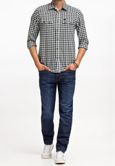 Męskie Spodnie Jeansowe Jeansy Dżinsy Lee Austin Worn Foam L733KNIF 112119925
