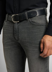 LEE BELT MĘSKI PASEK SKÓRZANY KLASYCZNY BLACK LF045001 112124768