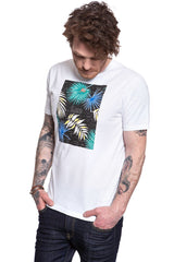 Męski T-shirt Lee Botanical Print Tee Black L61IFE01 112113870