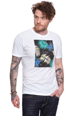 Męski T-shirt Lee Botanical Print Tee Black L61IFE01 112113870