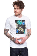 Męski T-shirt Lee Botanical Print Tee Black L61IFE01 112113870