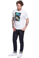 Męski T-shirt Lee Botanical Print Tee Black L61IFE01 112113870