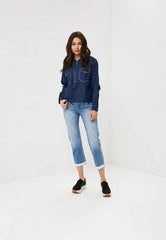 LEE BOYFRIEND CD DAMSKIE SPODNIE JEANSOWE L547CDCD 112112722