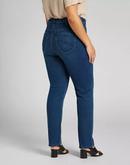 Lee Classic Straight Plus Damskie Spodnie Jeansowe Dark Sylvie L32JPVWM 112107646
