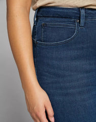 Lee Classic Straight Plus Damskie Spodnie Jeansowe Dark Sylvie L32JPVWM 112107646