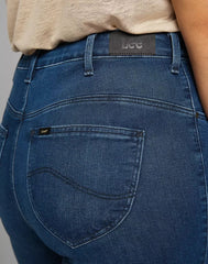 Lee Classic Straight Plus Damskie Spodnie Jeansowe Dark Sylvie L32JPVWM 112107646