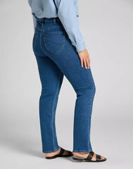 Lee Classic Straight Plus Damskie Spodnie Jeansowe Mid Evita L32JPVYW 112107649