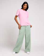 Damska Koszulka T-shirt Lee Relaxed Crew Tee Sugar Lilac 112350207