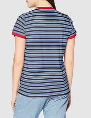 Lee Damska Koszulka Yarn Dye Stripe Tee Frost Pink L41PKAMC 112109129